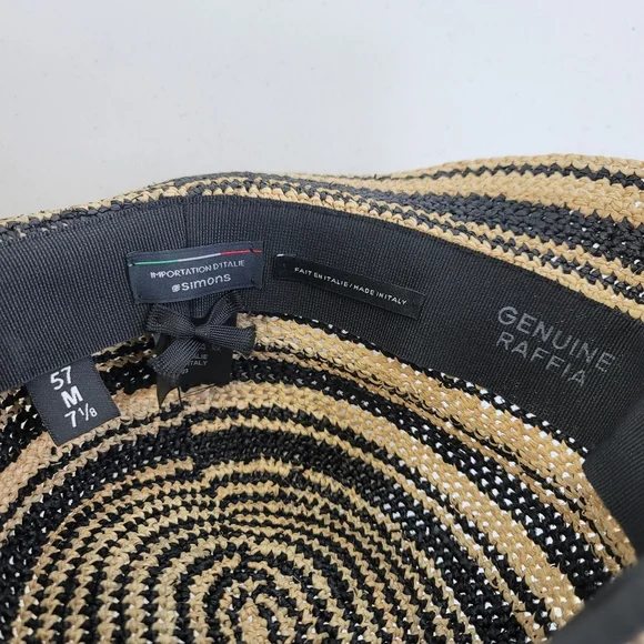 Simon's Raffia two tone hat - Picture 5 of 7
